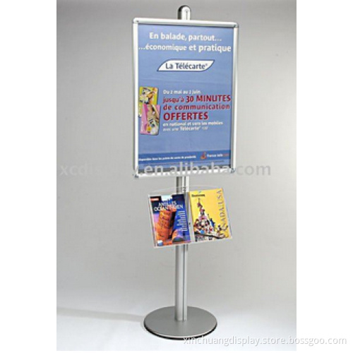 A1 Poster Stand Single Sided with leaflet holder